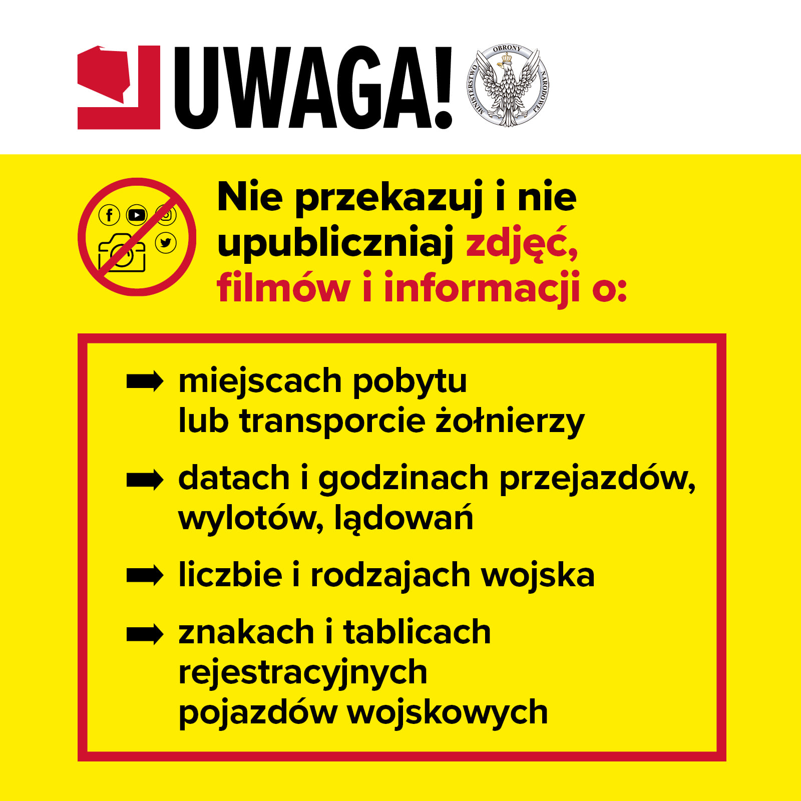 Ogłoszenie Siły Zbrojne