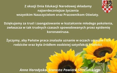 Zdjęcie do Życzenia z okazji DNIA EDUKACJI NARODOWEJ