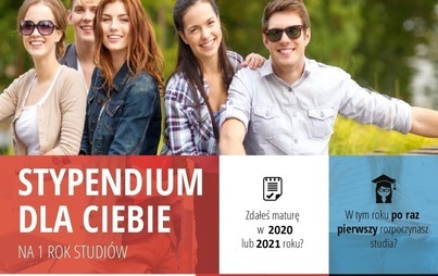 Zdjęcie do STYPENDIUM DLA CIEBIE NA I ROK STUDI&Oacute;W